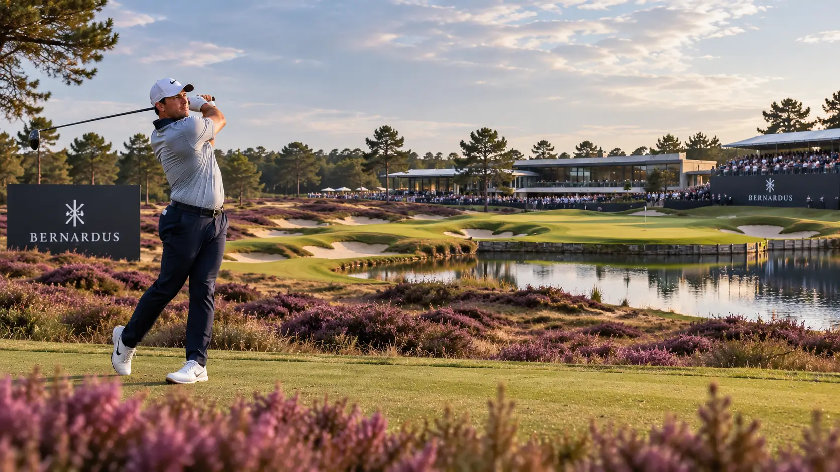 Bernardus Golf championship heathland course in Cromvoirt, Netherlands, set up for the 2026 Solheim Cup