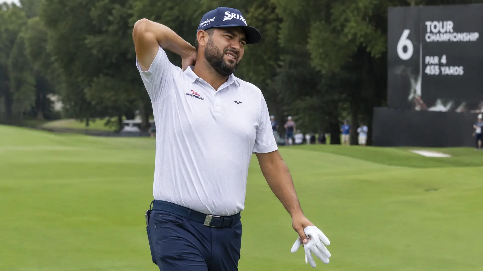 J.J. Spaun withdraws from the Tour Championship with a shoulder injury at East Lake