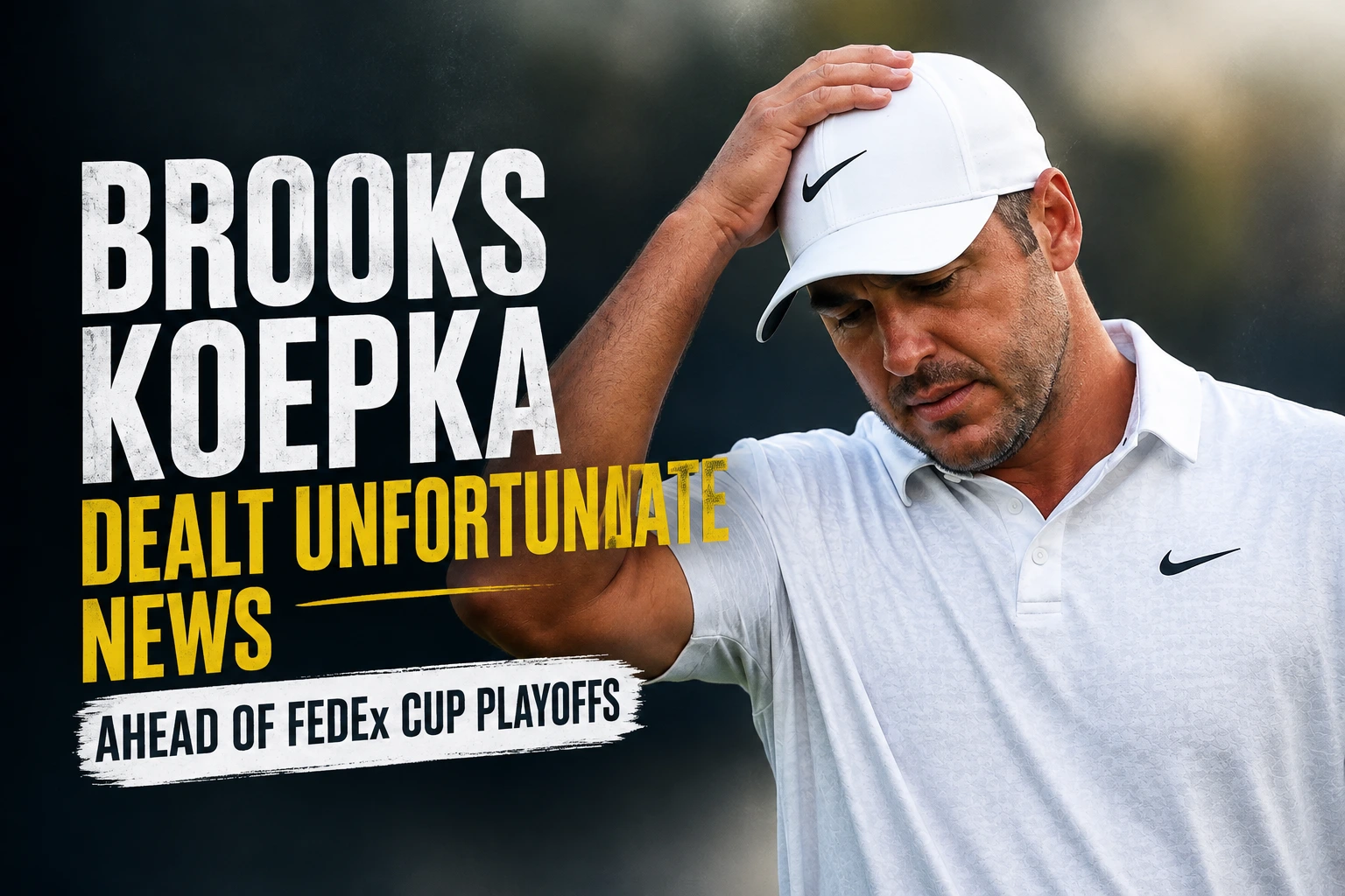 Brooks Koepka Wyndham Championship Putting Injury