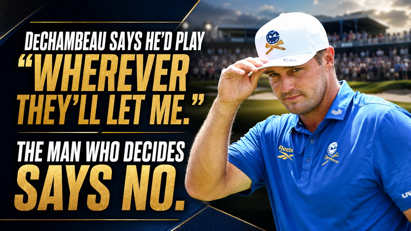 Bryson DeChambeau PGA Tour Return LIV Golf