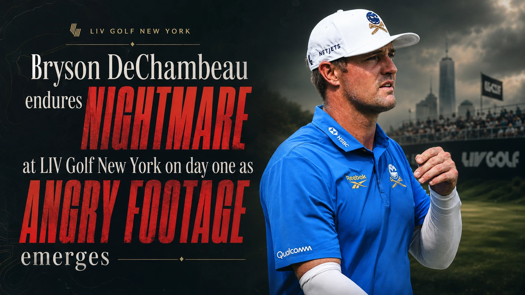 Bryson DeChambeau at LIV Golf Bedminster