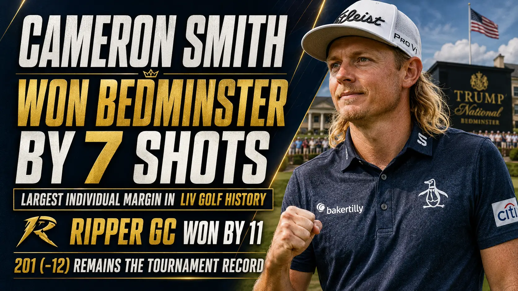 Cameron Smith at Trump National Bedminster