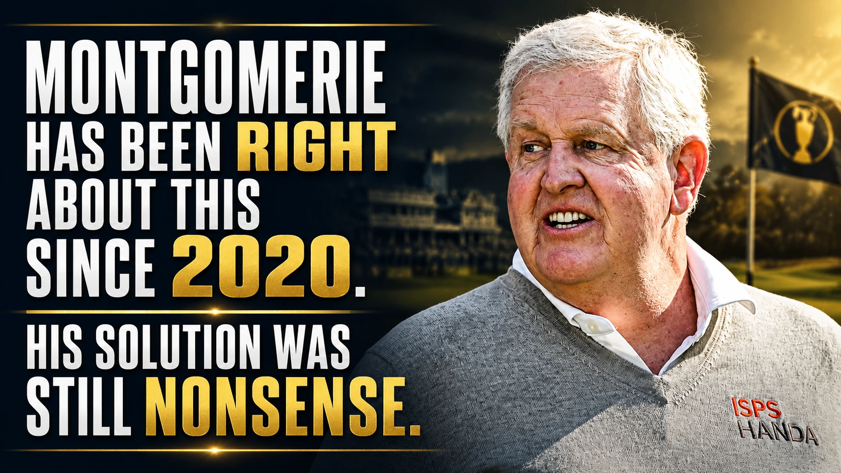 Colin Montgomerie and Golf Ball Rollback 2026