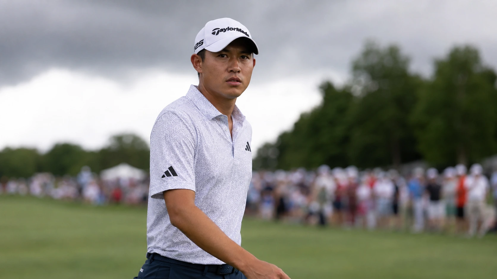 Collin Morikawa playing his final round at the 2026 Travelers Championship at TPC River Highlands