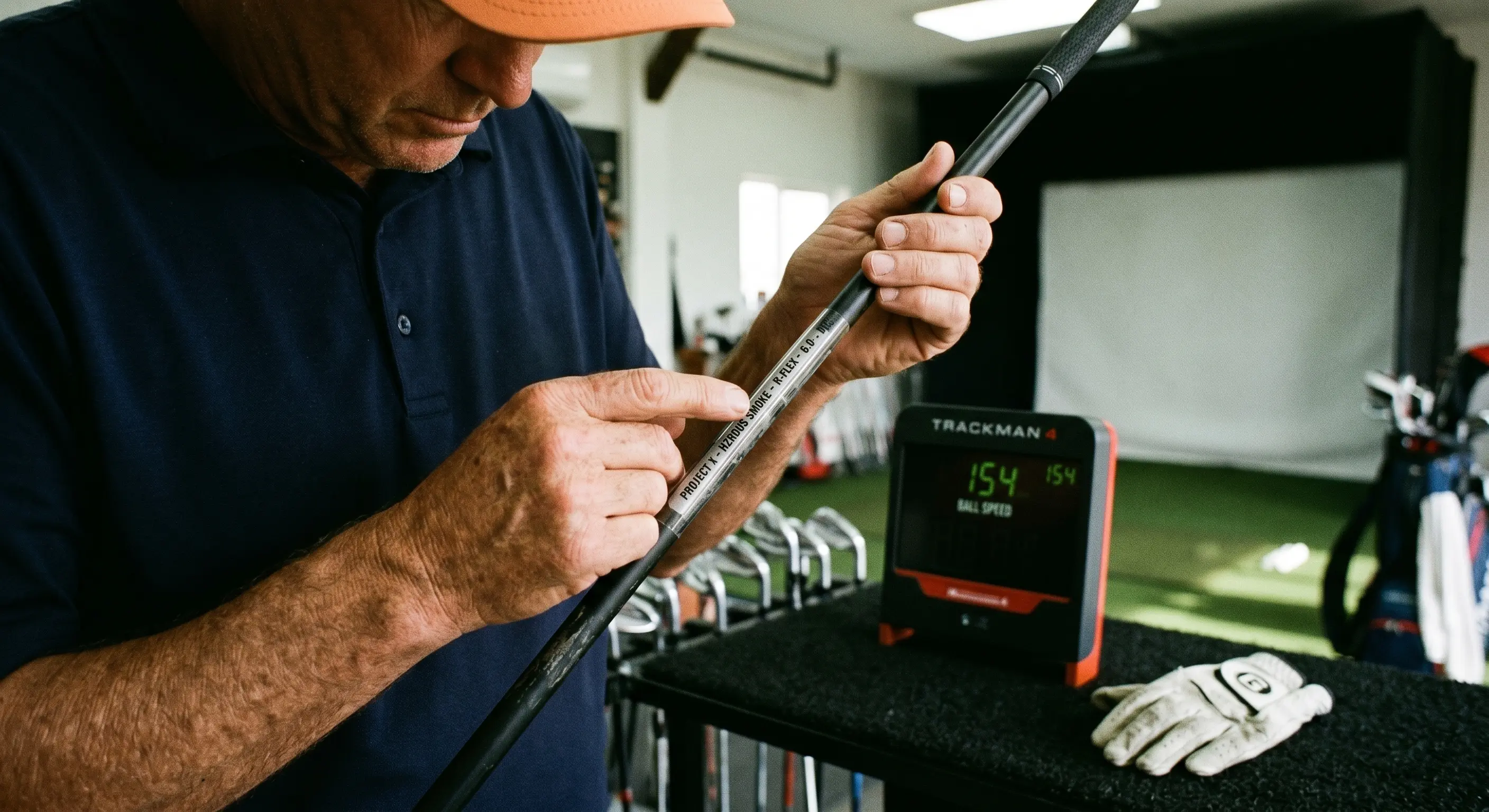 Golf club flex setup