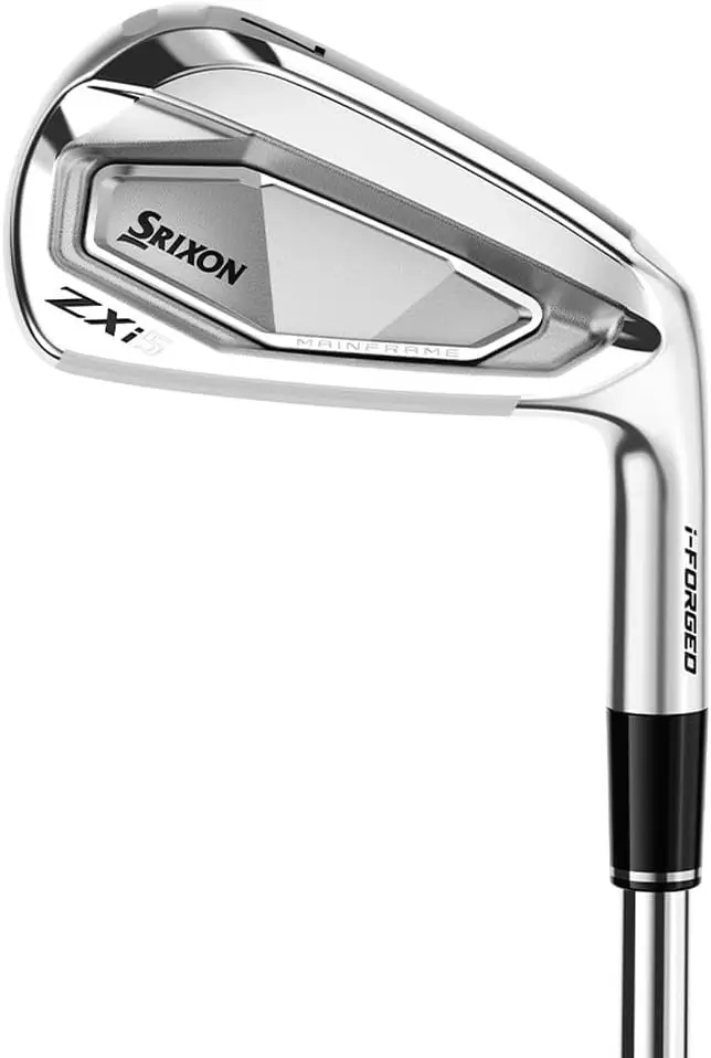 Single Srixon ZXi5 iron head shown from the back