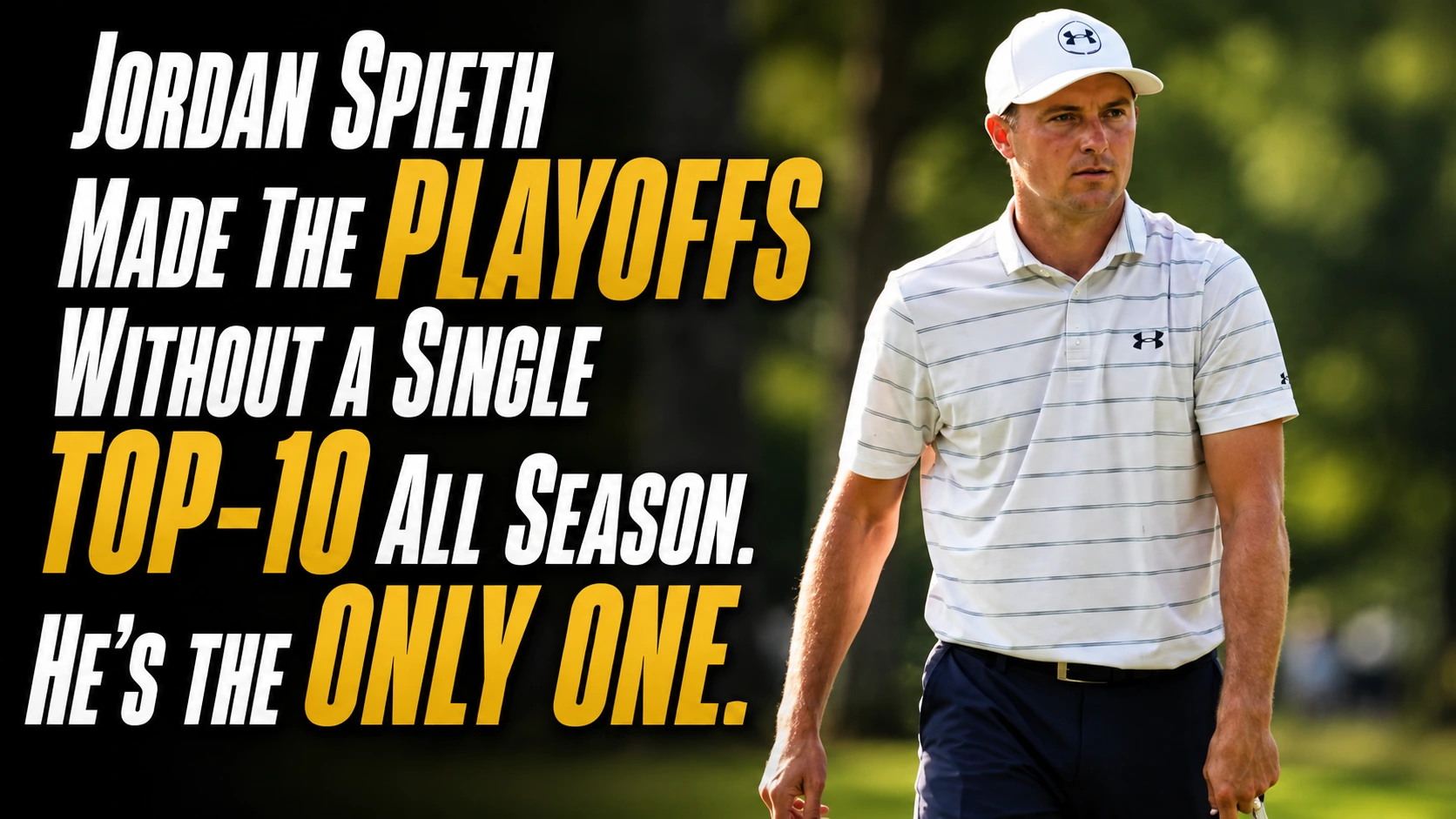 Jordan Spieth Zero Top 10s FedExCup Playoffs 2026