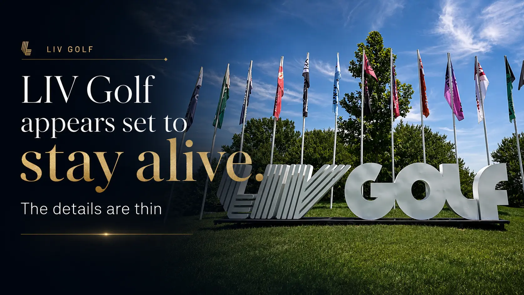LIV Golf Equity Instead of Cash