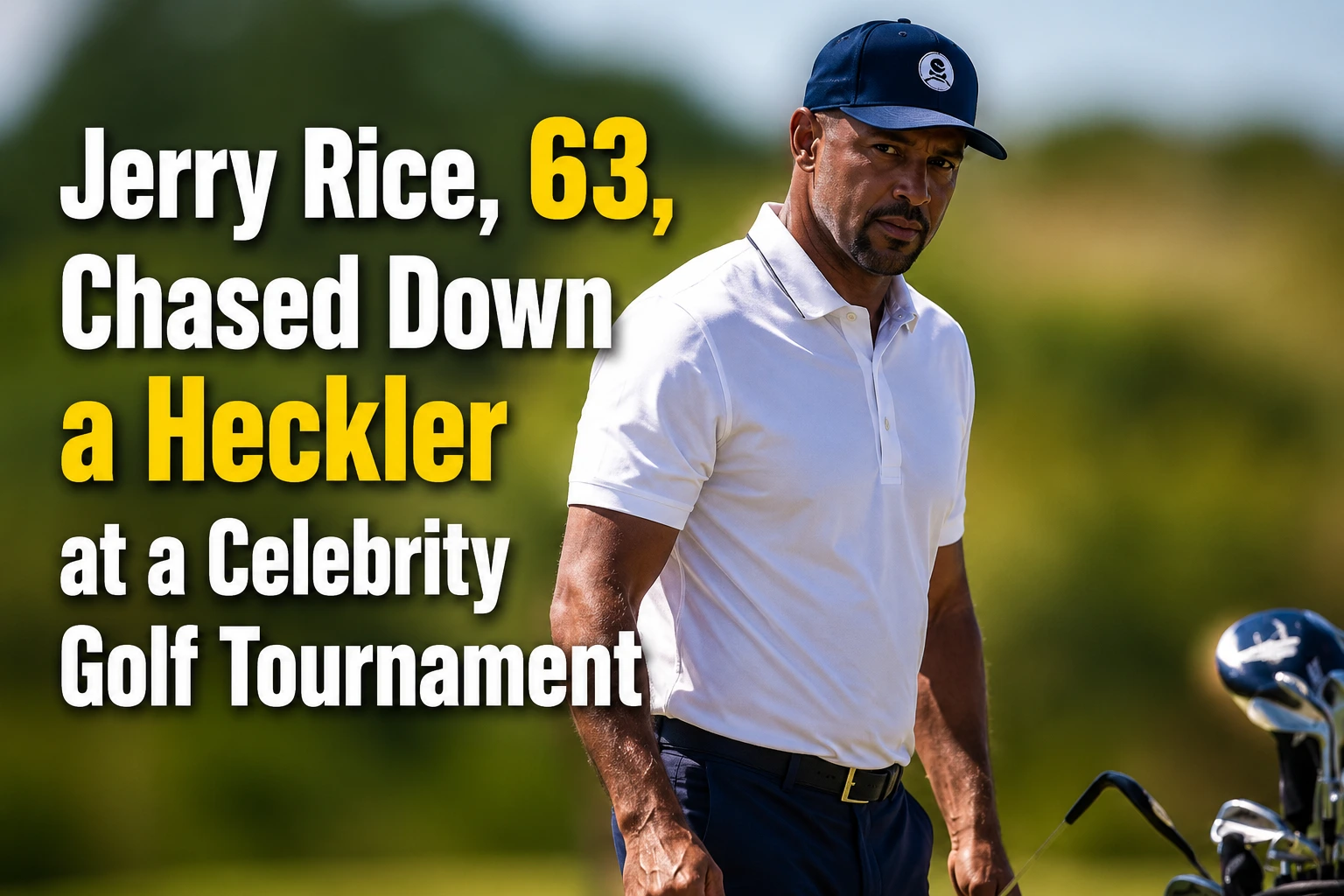 Jerry Rice, 63, Chased Down a Heckler at Celebrity Golf Event — Raw Take
