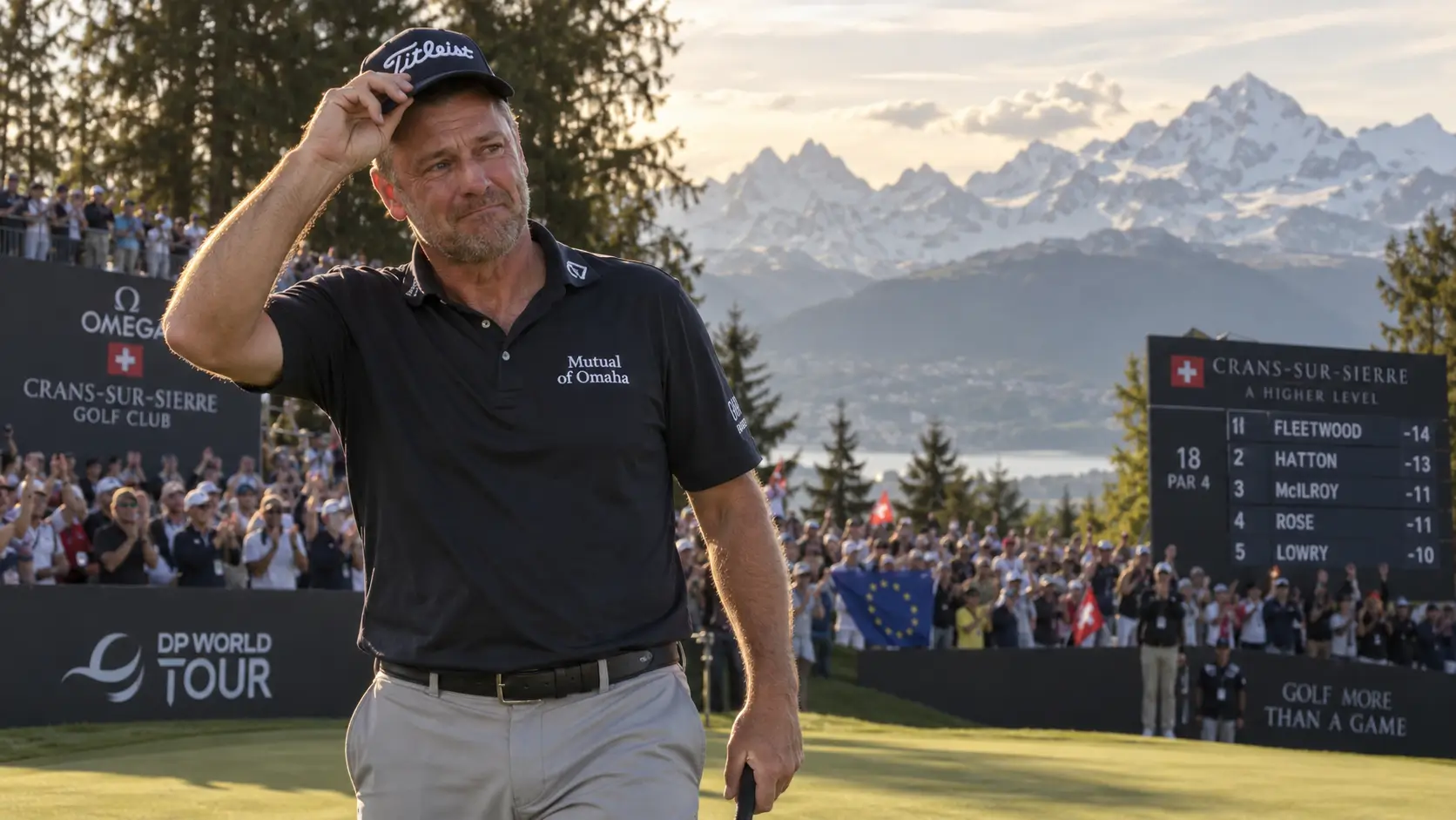 Paul Casey after his third-round 63 and charity vow at the Omega European Masters