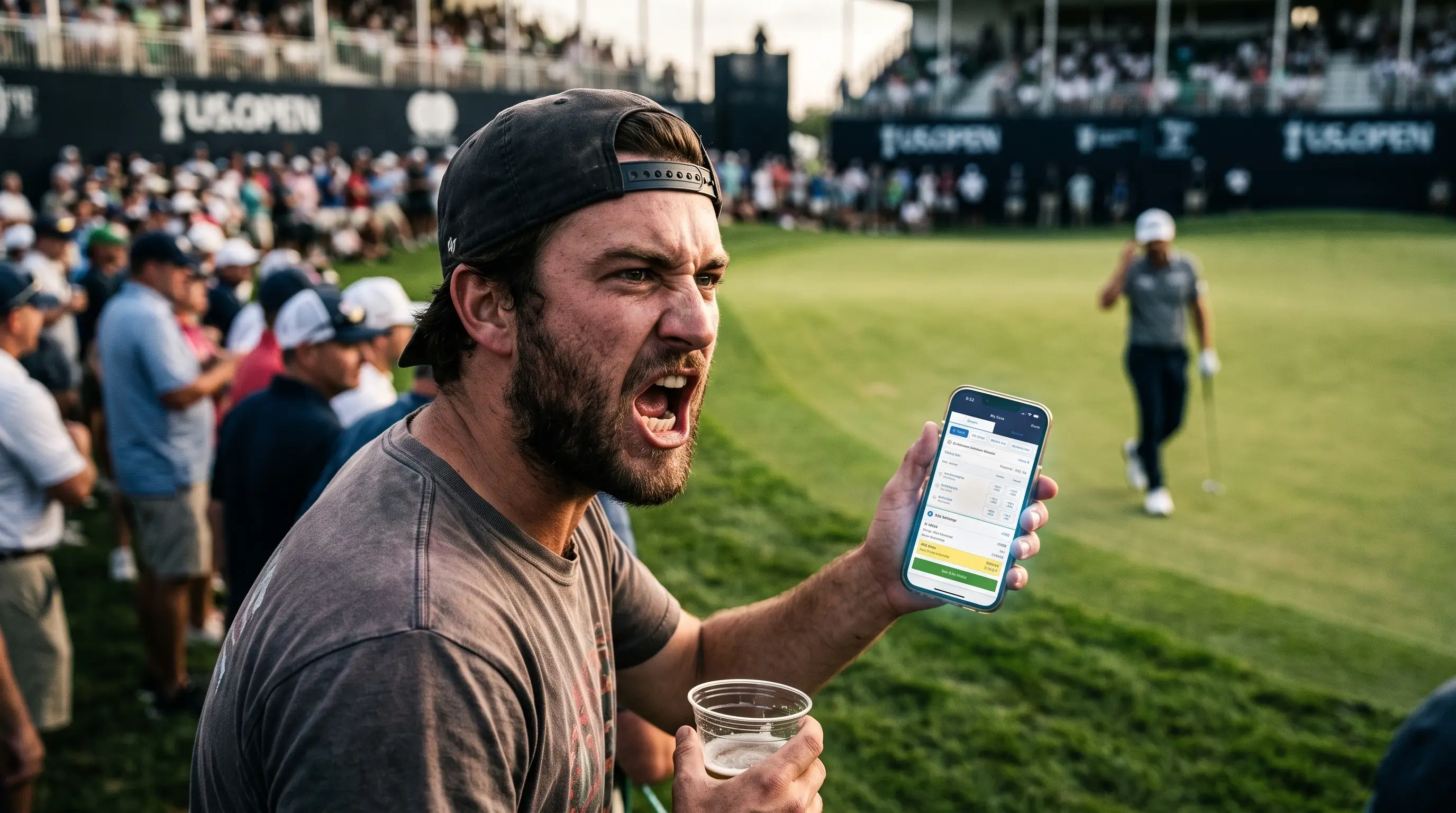 Fans using sports betting apps to heckle golfers