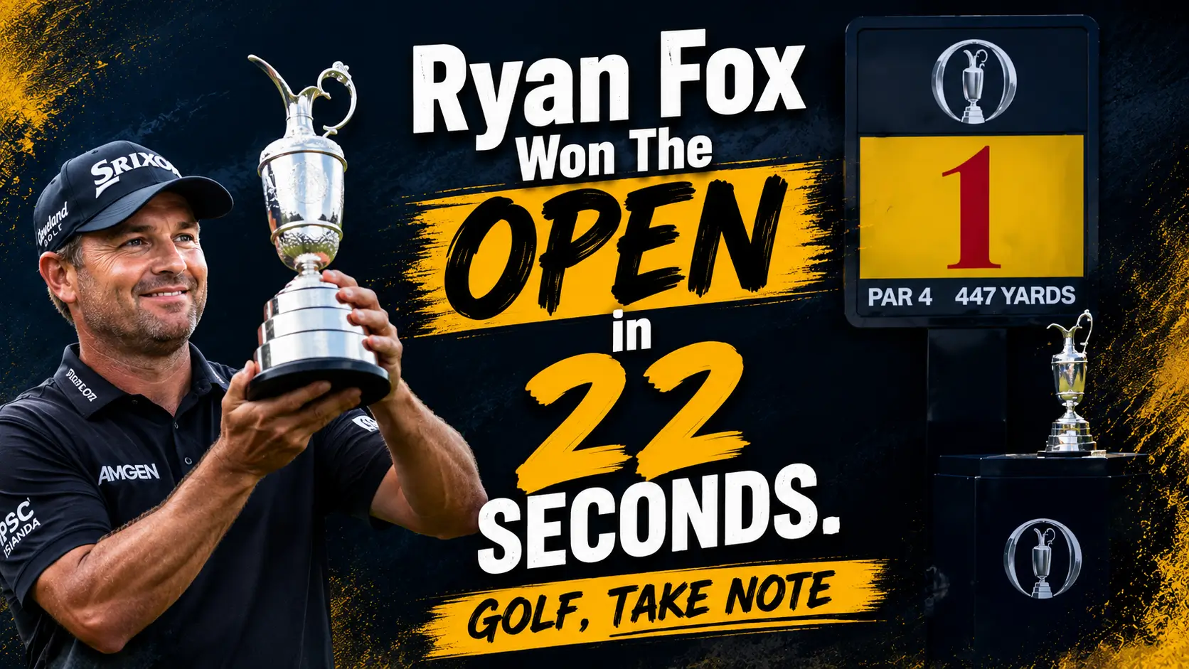 Ryan Fox holed winning 11-foot putt in 22 seconds at Royal Birkdale
